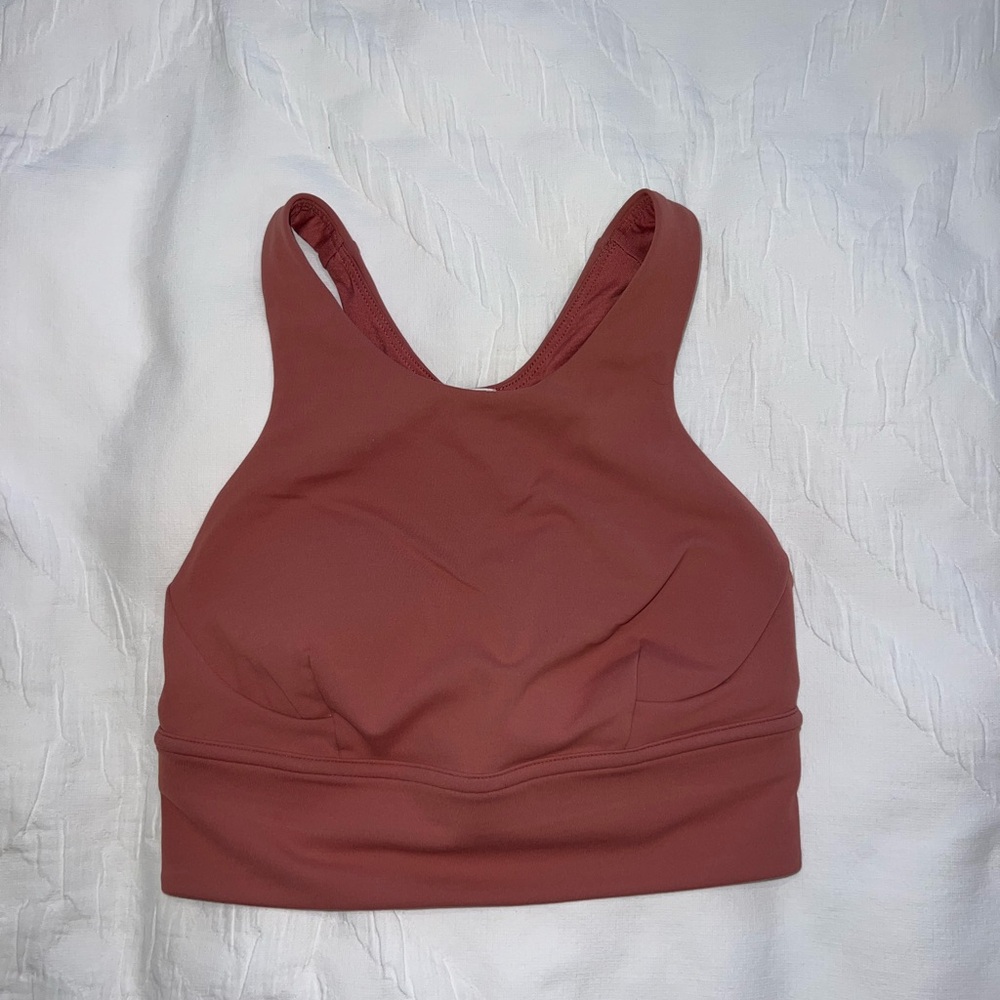 Lululemon, rose, sports bra